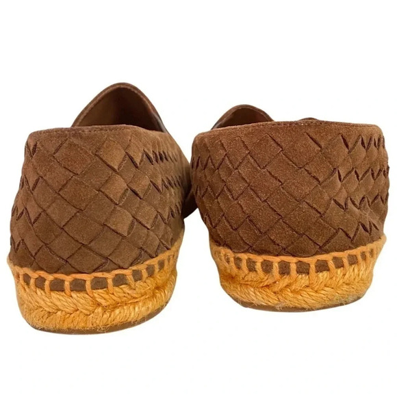 Bottega Veneta Intrecciato Suede Woven Espadrilles Mens 38 = US 5 Warm Tan EUC main image 12